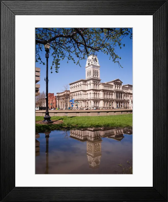 Framed Print : City Hall Building Downtown Louisville Kentucky Built 1871 Framed Print : City Hall Building Downtown Louisville Kentucky Built 1871