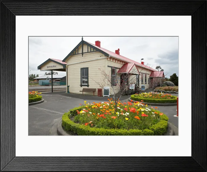 Framed Print : Historic Railway Station, Waipukurau, Central Hawkes Bay, North Island, New Zealand Framed Print : Historic Railway Station, Waipukurau, Central Hawkes Bay, North Island, New Zealand