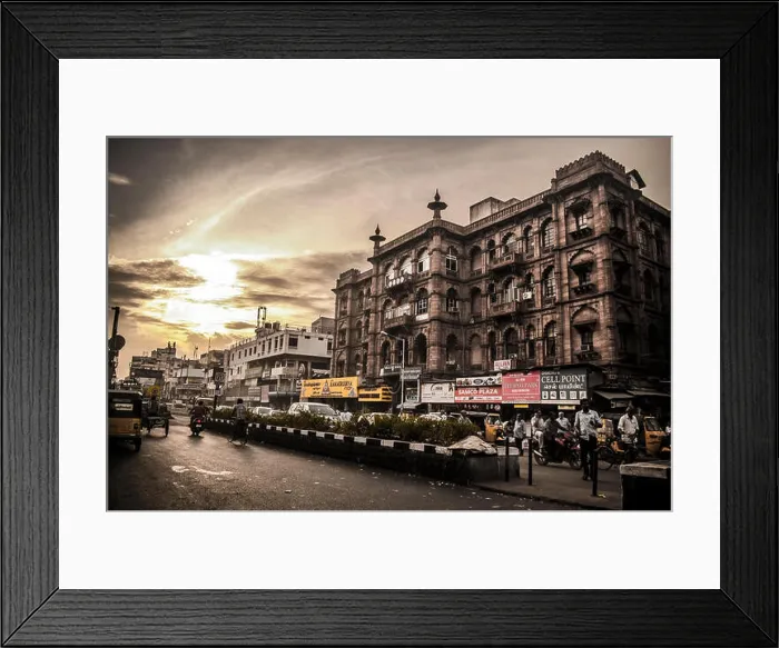 Framed Print : Ancient building on a Cloudy evening Framed Print : Ancient building on a Cloudy evening