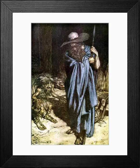 Framed Print : Siegfried by Richard Wagner.A disguised Wotan Framed Print : Siegfried by Richard Wagner.A disguised Wotan