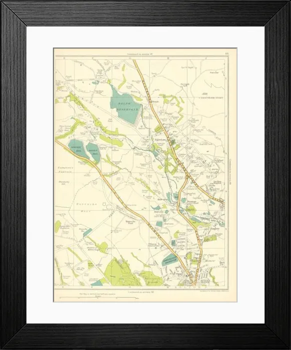 Framed Print : LANCASHIRE Bolton Astley Bridge Horrocks Egerton Dimple Eagley Dunscar 1935 map Framed Print : LANCASHIRE Bolton Astley Bridge Horrocks Egerton Dimple Eagley Dunscar 1935 map