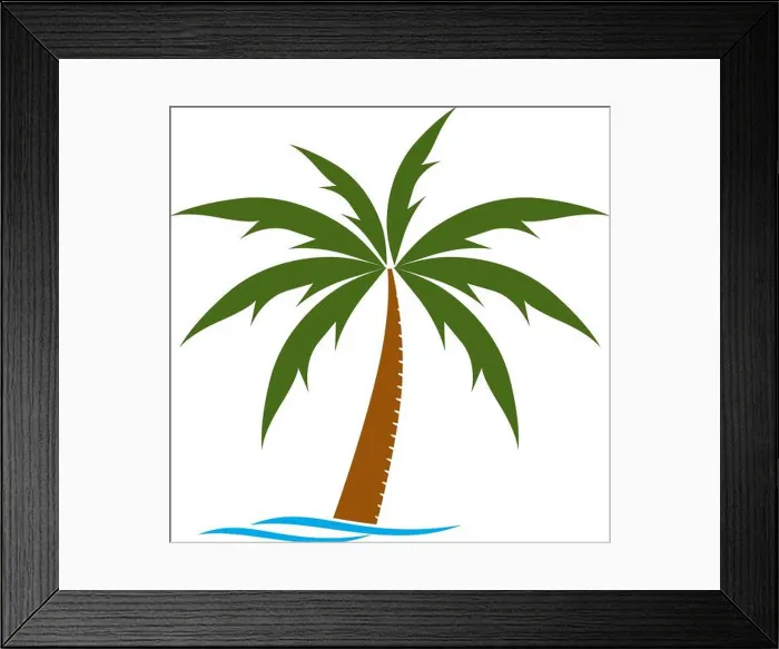Framed Print : is a symbol associated with nature, especially beaches, sea, water, coconut, coconut trees Framed Print : is a symbol associated with nature, especially beaches, sea, water, coconut, coconut trees