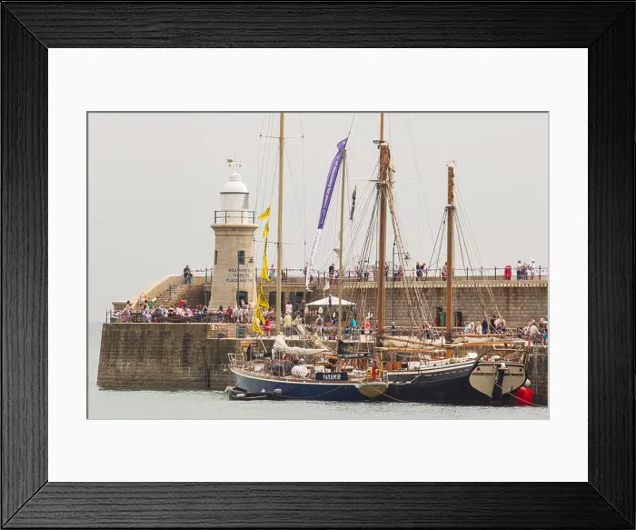 Framed Print : Tall Ships visiting the Folkestone Harbour Arm Framed Print : Tall Ships visiting the Folkestone Harbour Arm