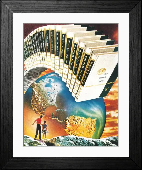 Framed Print : 1961 World Book Encyclopedia & Childcraft ad Framed Print : 1961 World Book Encyclopedia & Childcraft ad