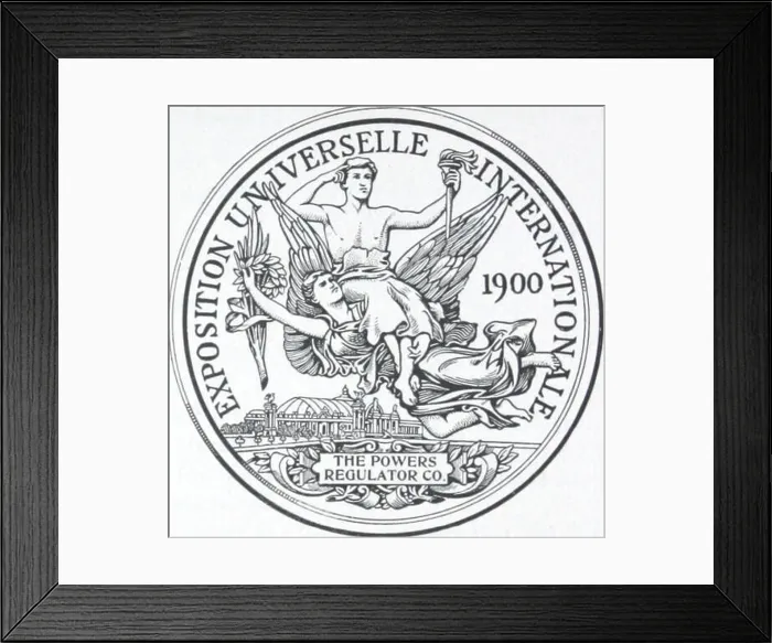 Framed Print : This document describes a non-electric system for automatic temperature regulation Framed Print : This document describes a non-electric system for automatic temperature regulation
