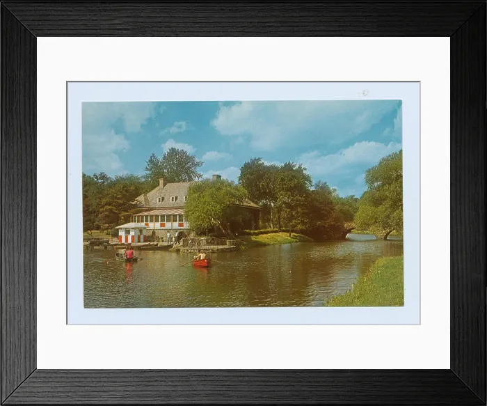 Framed Print : Postcard categories and title comments in brackets [ ] provided by collector