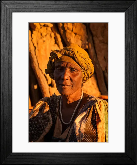 Framed Print : A portrait of an African woman Framed Print : A portrait of an African woman