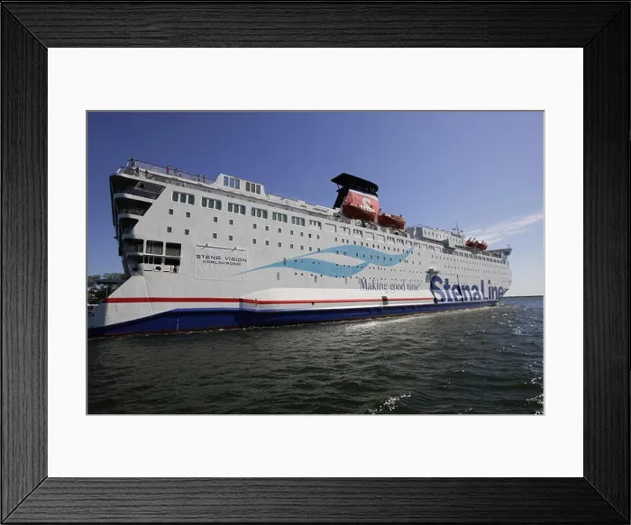 Framed Print : Gdynia, Poland 6th, June 2015 Stena Vision ferry belonging to Stena Line company goes to Karlskrona in Sweden Framed Print : Gdynia, Poland 6th, June 2015 Stena Vision ferry belonging to Stena Line company goes to Karlskrona in Sweden