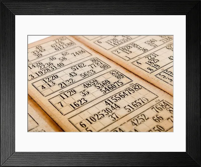 Framed Print : High angle closeup of craft bingo cards with numbers from old Bingo game Framed Print : High angle closeup of craft bingo cards with numbers from old Bingo game