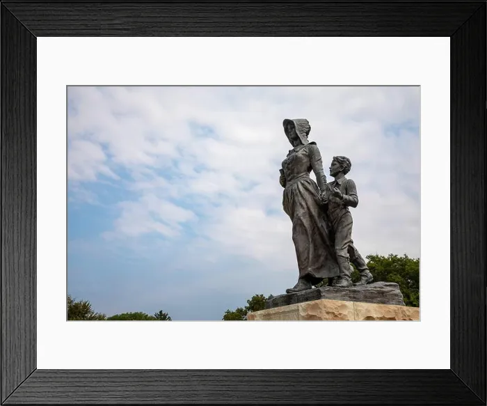 Framed Print : Ponca City, Oklahoma - The Pioneer Woman Statue by Bryant Baker, outside the Pioneer Woman Museum Framed Print : Ponca City, Oklahoma - The Pioneer Woman Statue by Bryant Baker, outside the Pioneer Woman Museum