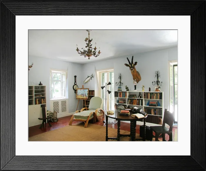 Framed Print : Ernest Hemingway's private den and writing room Framed Print : Ernest Hemingway's private den and writing room