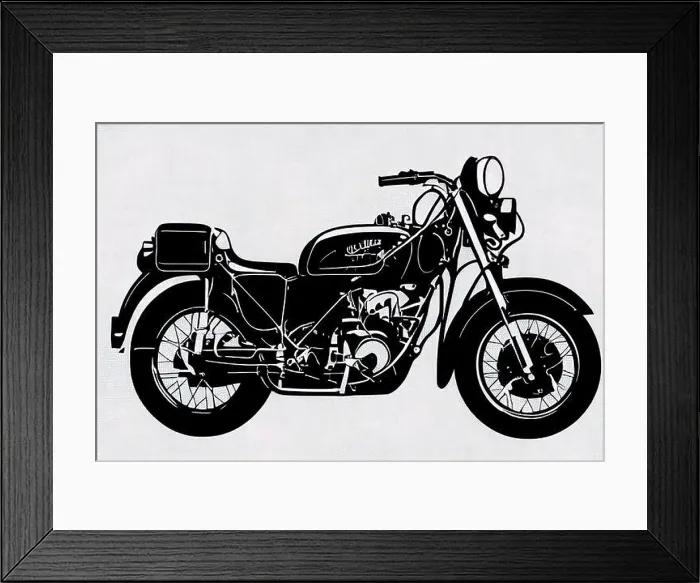 Framed Print : a black and white drawing of a motorcycle on a white background with a black outline of the motorcycle Framed Print : a black and white drawing of a motorcycle on a white background with a black outline of the motorcycle