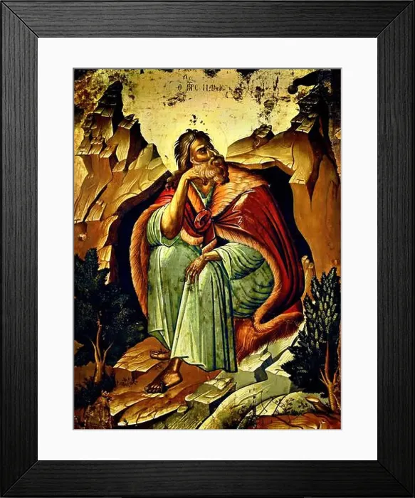 Framed Print : Icon of the prophet Elijah early 17th Century Athens Greece Byzantine Museum Orthodox Church Greek ( Icon) Framed Print : Icon of the prophet Elijah early 17th Century Athens Greece Byzantine Museum Orthodox Church Greek ( Icon)