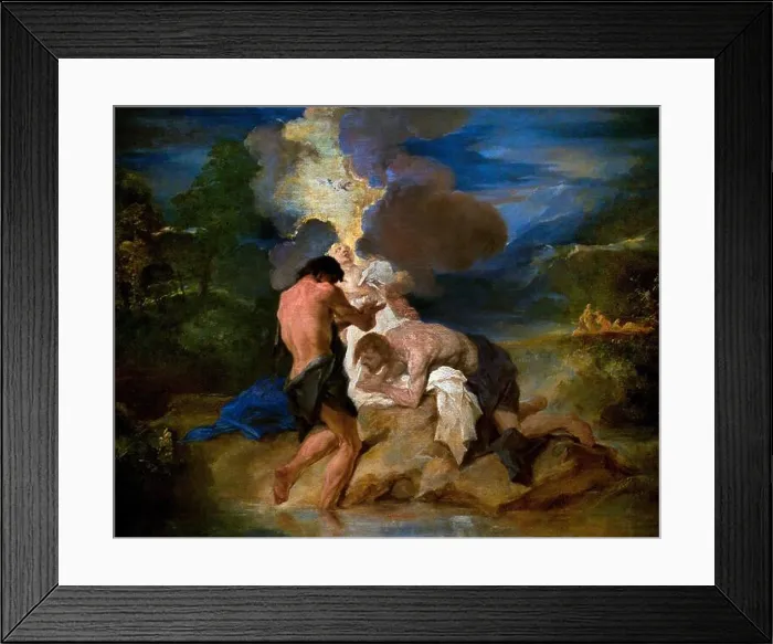 Framed Print : The Baptism of Christ by Pierre Louis Cretey 1635 - 1702 France French Pinacoteca Vatican Museum Rome Italy Framed Print : The Baptism of Christ by Pierre Louis Cretey 1635 - 1702 France French Pinacoteca Vatican Museum Rome Italy
