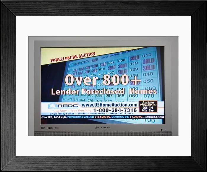 Framed Print : Florida, television, set, TV, wide screen Framed Print : Florida, television, set, TV, wide screen