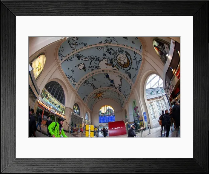 Framed Print : Interior of the Luxembourg Central railway station. Luxembourg city, Luxembourg Framed Print : Interior of the Luxembourg Central railway station. Luxembourg city, Luxembourg