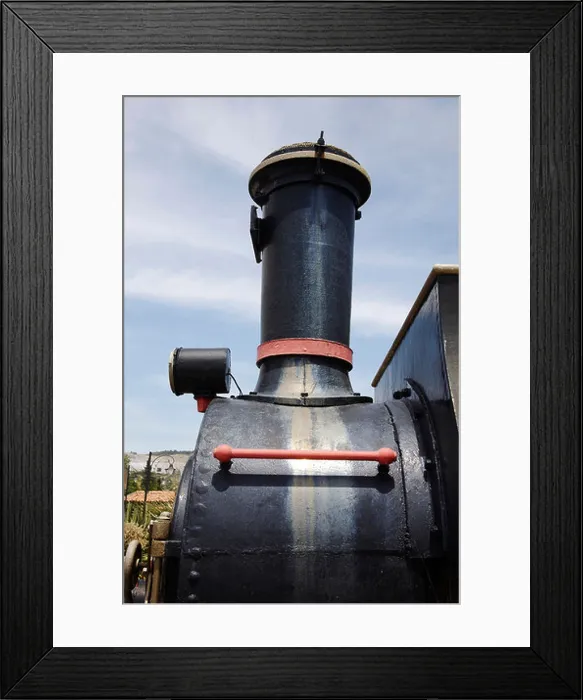 Framed Print : locomotive smokestack Framed Print : locomotive smokestack