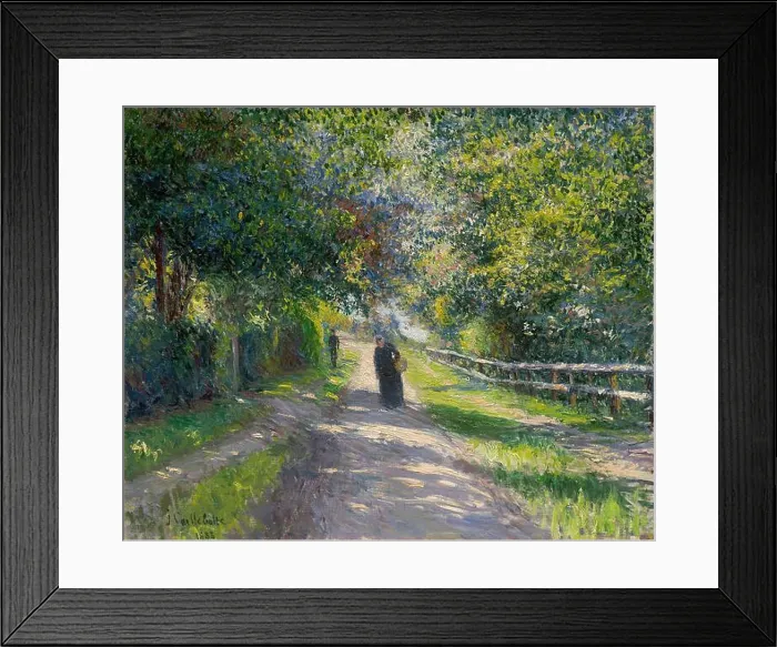Framed Print : Avenue of the Villa des Fleurs in Trouville by Gustave Caillebotte (1848-1894), oil on canvas, 1883 Framed Print : Avenue of the Villa des Fleurs in Trouville by Gustave Caillebotte (1848-1894), oil on canvas, 1883