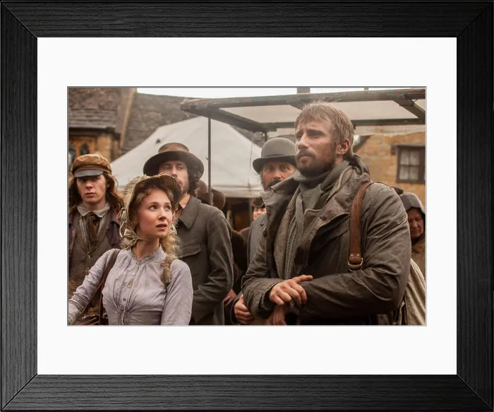 Framed Print : Far from the Madding Crowd Year : 2015 UK / USA Director : Thomas Vinterberg Juno Temple, Matthias Schoenaerts Framed Print : Far from the Madding Crowd Year : 2015 UK / USA Director : Thomas Vinterberg Juno Temple, Matthias Schoenaerts