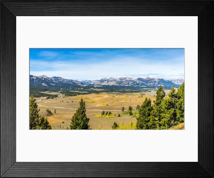 Framed Print : Starting our climb up Galena Summit on US highway 75. Overlooking the headwaters of the Salmon River Framed Print : Starting our climb up Galena Summit on US highway 75. Overlooking the headwaters of the Salmon River