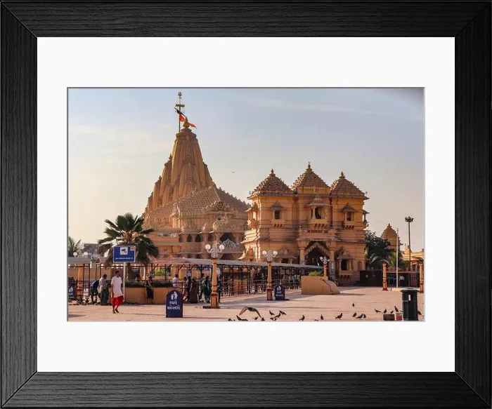 Framed Print : Somnath Temple-Temple of Lord Shiva-(first among the twelve jyotirlinga shrines of India) / Gujarat / India Framed Print : Somnath Temple-Temple of Lord Shiva-(first among the twelve jyotirlinga shrines of India) / Gujarat / India