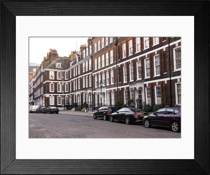 Framed Print : Townhouses on Queen Anne's Gate in Westminster, London England United Kingdom UK Framed Print : Townhouses on Queen Anne's Gate in Westminster, London England United Kingdom UK