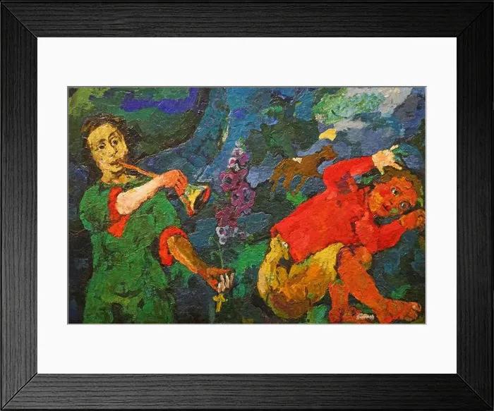 Framed Print : The power of music. Museum: Van Abbemuseum, Eindhoven. Author: OSKAR KOKOSCHKA Framed Print : The power of music. Museum: Van Abbemuseum, Eindhoven. Author: OSKAR KOKOSCHKA