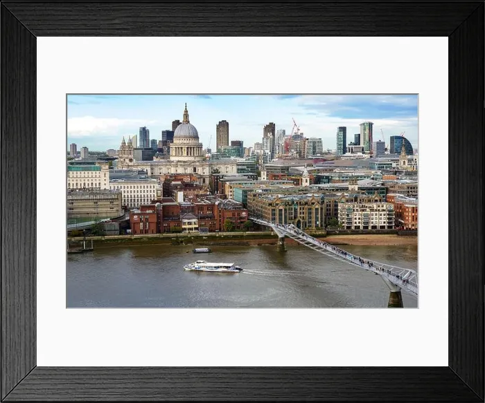 Framed Print : Panoramic view of St Paul's Cathedral and surrounding buildings, London England United Kingdom UK Framed Print : Panoramic view of St Paul's Cathedral and surrounding buildings, London England United Kingdom UK