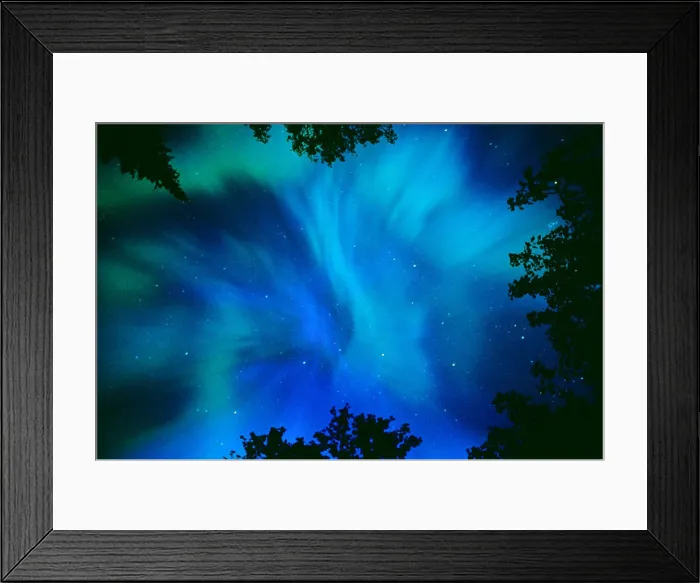 Framed Print : Northern lights or aurora borealis, Tilton Lake, Sudbury, Ontario, Canada Framed Print : Northern lights or aurora borealis, Tilton Lake, Sudbury, Ontario, Canada
