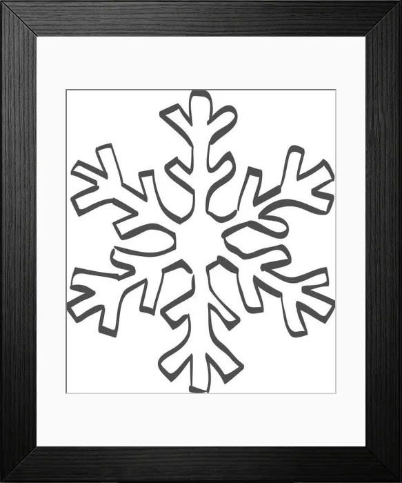Framed Print : Snowflake icon in doodle sketch lines. Nature snowflakes winter December Framed Print : Snowflake icon in doodle sketch lines. Nature snowflakes winter December