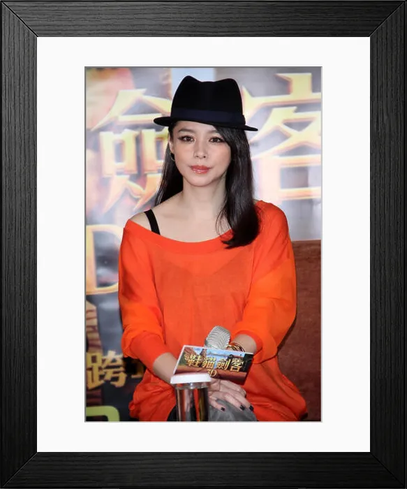 Framed Print : Taiwanese actress Vivian Hsu attends a press conference for the cartoon movie Framed Print : Taiwanese actress Vivian Hsu attends a press conference for the cartoon movie