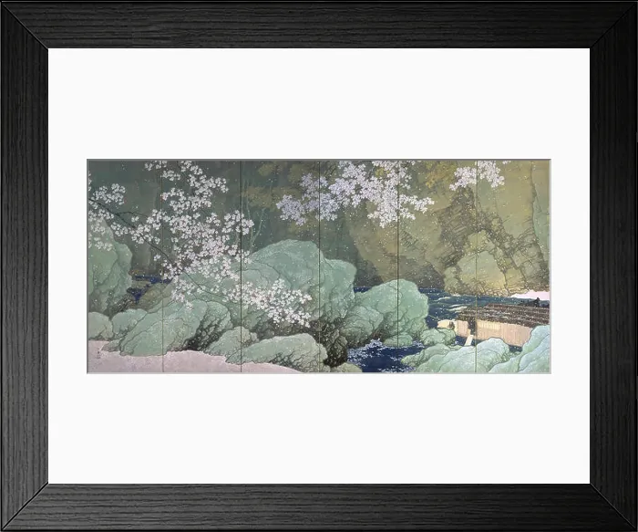 Framed Print : Parting Spring by Kawai Gyokudo (National Museum of Modern Art, Tokyo) L Framed Print : Parting Spring by Kawai Gyokudo (National Museum of Modern Art, Tokyo) L