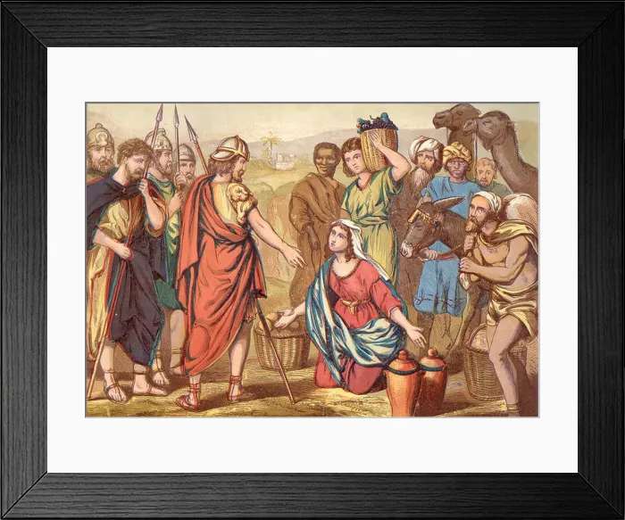 Framed Print : David and Abigail Framed Print : David and Abigail