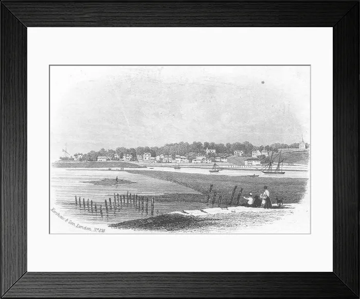 Framed Print : IOW. Bembridge, Isle of Wight c1850 old antique vintage print picture Framed Print : IOW. Bembridge, Isle of Wight c1850 old antique vintage print picture