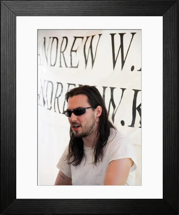 Framed Print : Andrew W.K. 2010 Vans Warped Tour Fairplex Pomona, Ca Framed Print : Andrew W.K. 2010 Vans Warped Tour Fairplex Pomona, Ca