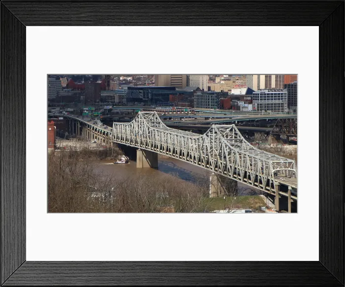 Framed Print : infrastructure - Rust and damage to the Brent Spence Bridge that carries Interstates 71 Framed Print : infrastructure - Rust and damage to the Brent Spence Bridge that carries Interstates 71