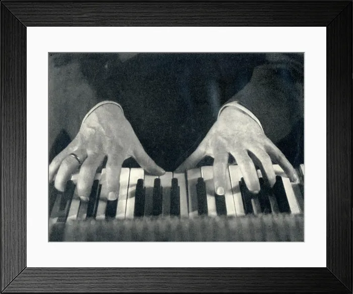 Framed Print : Sergey Vassilievich Rachmaninov's hands on the keyboard. Russian pianist and composer 1 April 1873 - 28 March 1943 Framed Print : Sergey Vassilievich Rachmaninov's hands on the keyboard. Russian pianist and composer 1 April 1873 - 28 March 1943