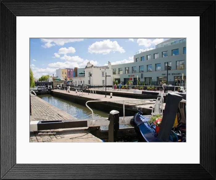 Framed Print : Camden Lock Market Camden Town London England