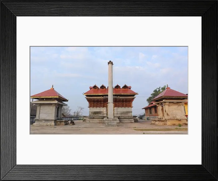 Framed Print : The Kerala Style Shri Rameshwara Temple, Located in the Bank of Tunga River, Tirthahalli, Shimoga, Karnataka, India Framed Print : The Kerala Style Shri Rameshwara Temple, Located in the Bank of Tunga River, Tirthahalli, Shimoga, Karnataka, India