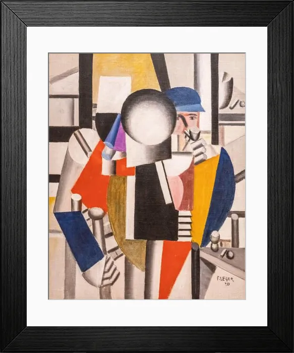 Framed Print : Fernand Léger, Les tois camarades, 1920, oil on canvas, Amsterdam, Netherlands Framed Print : Fernand Léger, Les tois camarades, 1920, oil on canvas, Amsterdam, Netherlands