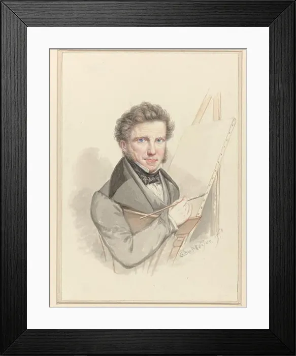 Framed Print : Self -portrait of Gillis de Meyer Framed Print : Self -portrait of Gillis de Meyer