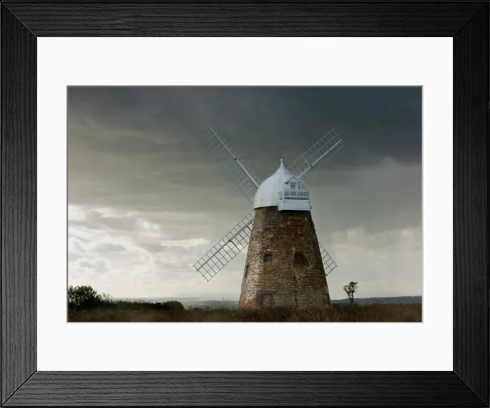 Framed Print : Halnaker Windmill after a storm on the South Downs with a view of Chichester Cathedral spire in West Sussex England UK Framed Print : Halnaker Windmill after a storm on the South Downs with a view of Chichester Cathedral spire in West Sussex England UK