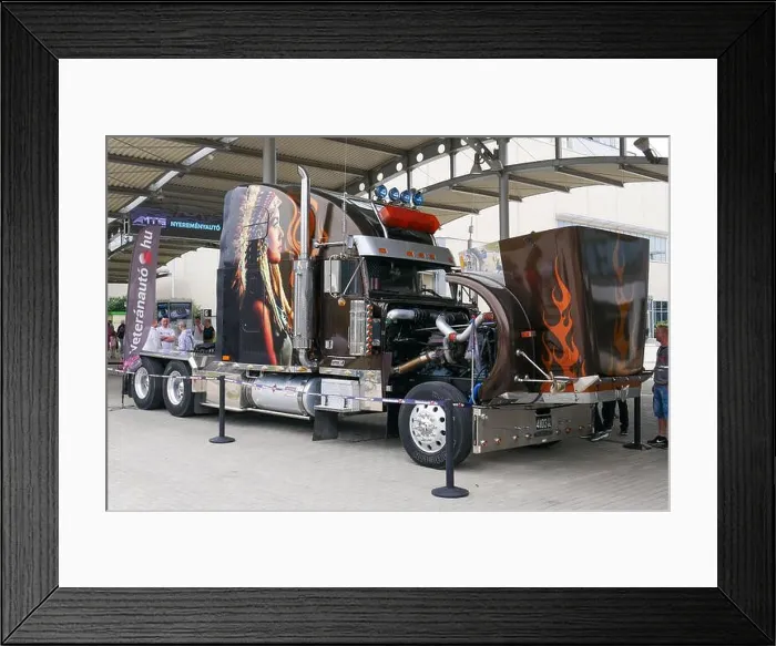 Framed Print : Freightliner XL Classic Framed Print : Freightliner XL Classic