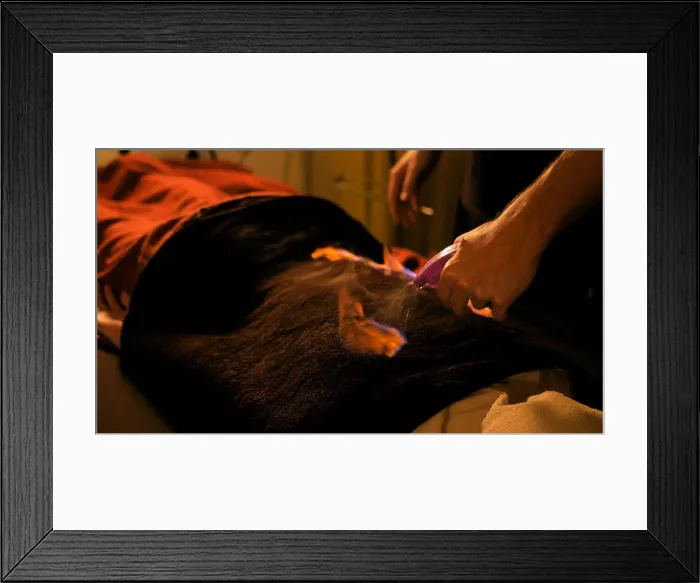 Framed Print : Chinese fire massage and therapy Framed Print : Chinese fire massage and therapy
