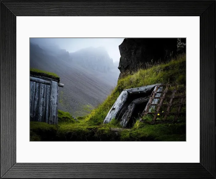 Framed Print : Viking village Iceland Framed Print : Viking village Iceland