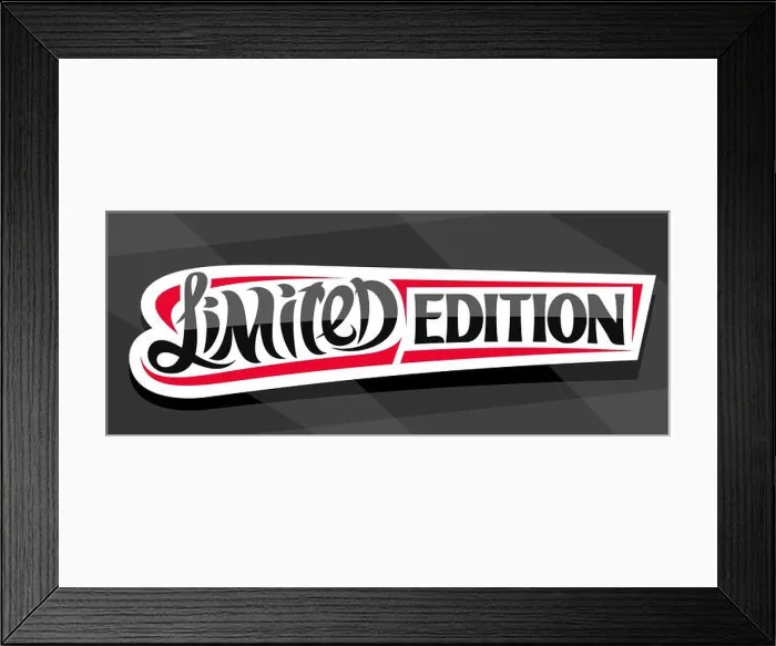 Framed Print : Vector banner for Limited Edition Product Framed Print : Vector banner for Limited Edition Product