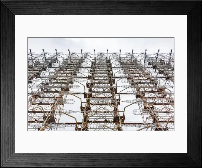 Framed Print : Duga-3 Radar Antenna Framed Print : Duga-3 Radar Antenna
