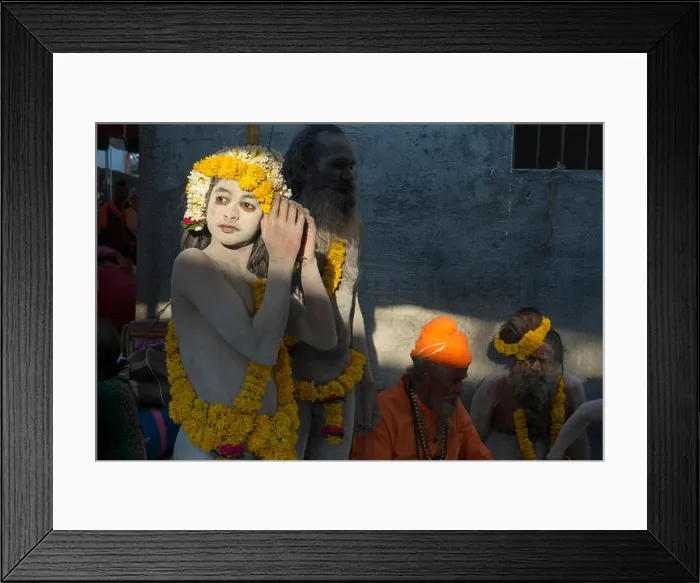 Framed Print : Young Naga Sadhu, Shivratri, Bhavnath Mela Framed Print : Young Naga Sadhu, Shivratri, Bhavnath Mela
