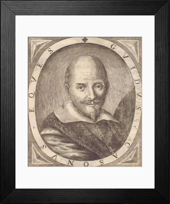 Framed Print : English: Italian poet, jurist and scholar Guido Casoni (1561-1642) Framed Print : English: Italian poet, jurist and scholar Guido Casoni (1561-1642)