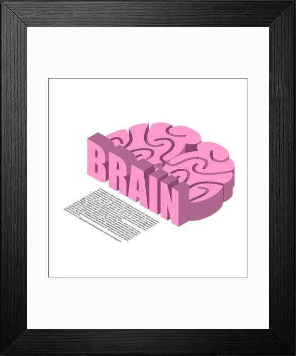 Framed Print : Brain structure of infographics. Brains headache human cortex Framed Print : Brain structure of infographics. Brains headache human cortex